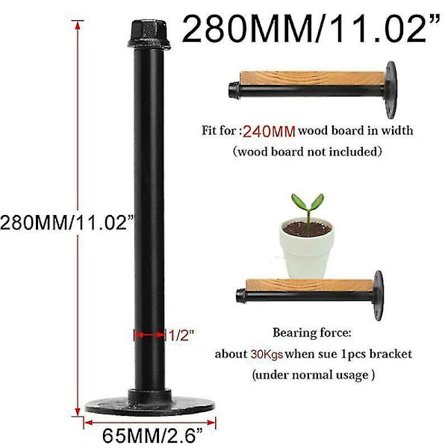 Seinään kiinnitettävä säilytysteline putki Koti käsityöpidike