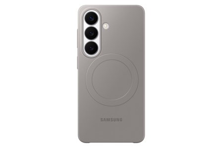 Samsung Galaxy S26 Slim Magnet-deksel (grå) Slankt mobildeksel med beskyttelse mot støt og riper, med magneter