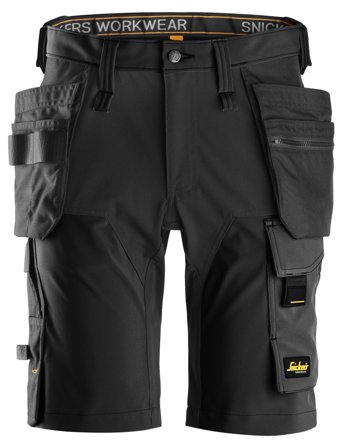 Snickers Workwear 6175 Fullstretchshorts svart 54, Kläder
