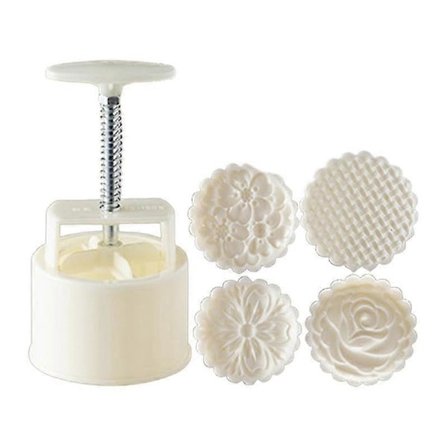 Kakeform Sett Månekakeform Med Mønster Badebomber DIY Festivaldekorasjon Håndkutter Kakeform Kjøkkengave