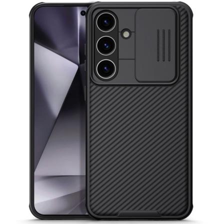 Nillkin Galaxy S24 -puhelimen kuori Camshield Pro - Musta