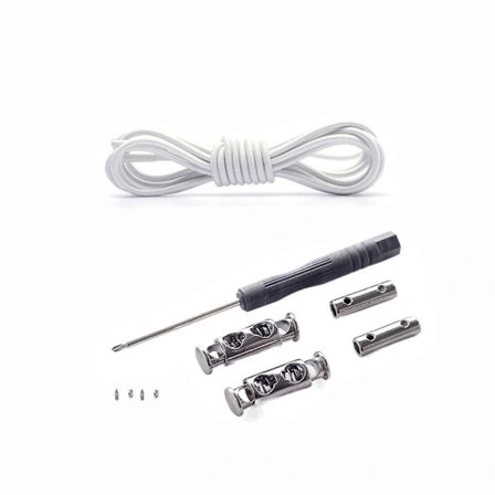 Metall Skosnörlås Utan Knytning Lazy Skosnören Spänne[XJ]_tfrf