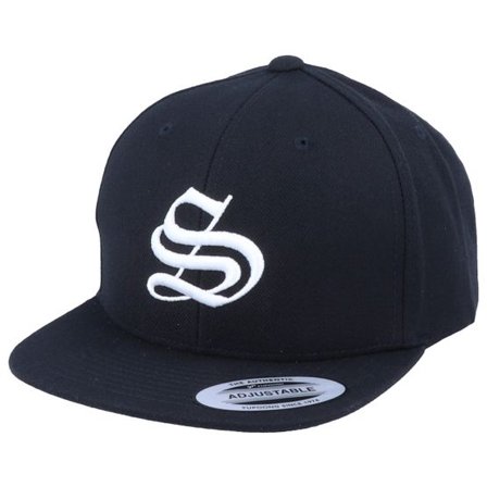 Kiddo Cap - Svart snapback Keps - Kids S Letter 3D Black Snapback @ Hatstore