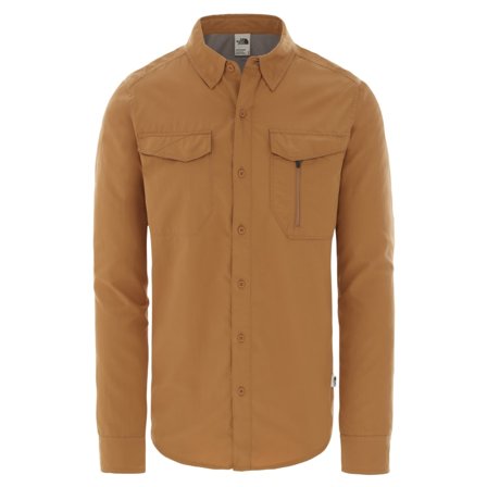 The North Face Men's Longsleeve Sequoia Shirt Men long-sleeved shirts Brown S