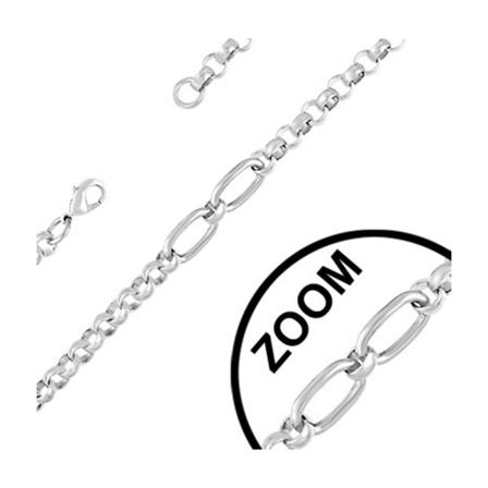 L-55cm | L-10 mm ruostumattomasta teräksestä valmistettu ketjun kaulakoru