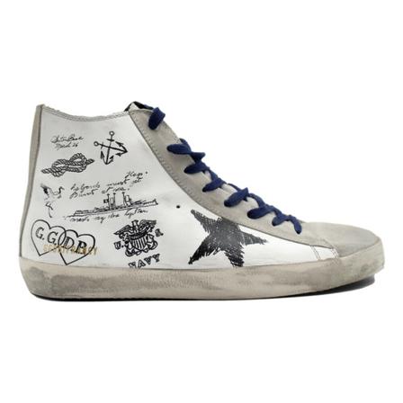 Golden Goose, Sneakers Wit, Heren, Maat:43 EU