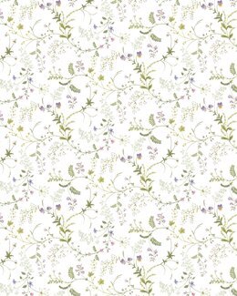 Metervara Blomsteryra grö Grün