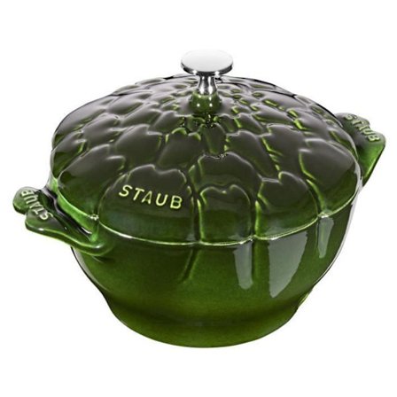 STAUB - Gryta 22 cm, Kronärtskocka, Basilika, Gjutjärn