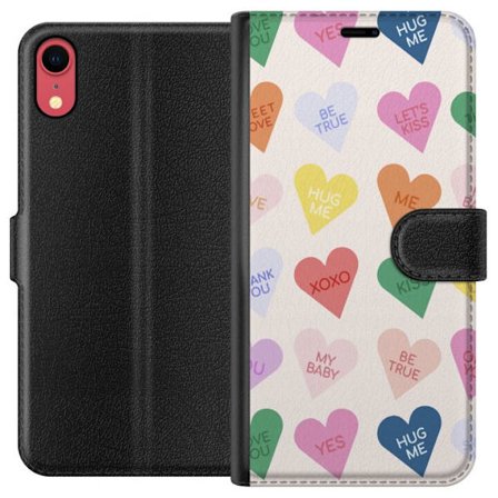 Kompatibelt Plånboksfodral till Apple Apple iPhone XR CandyHearts