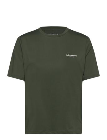 Borg Sport Regular T-Shirt Khaki Björn Borg