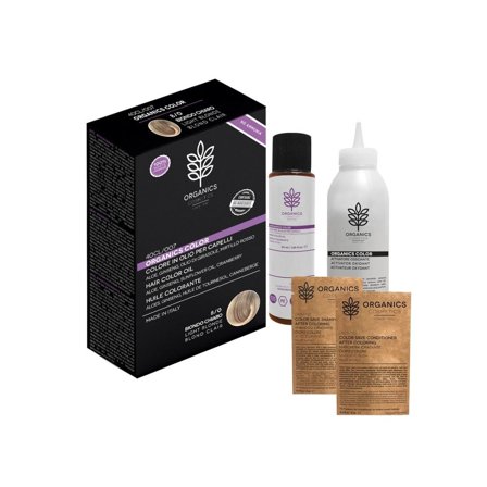 Organics Cosmetics Kit Tinta Per Capelli Organics Color 8/0