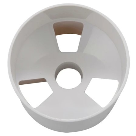 (Pow yeah!) 2,7 cm Åbning Udendørs Golf Træningsflag Hul Kop Golf Træningshjælpemiddel Tre Hul Hvid Plast