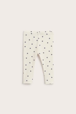 Kappahl | Ribbede leggings | Offwhite