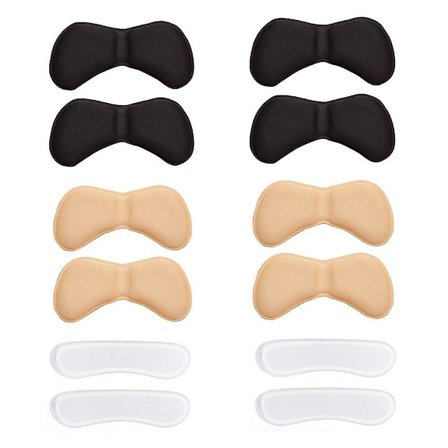 Hælpudeindlæg til mænd og kvinder, bløde skoindlæg til hælen