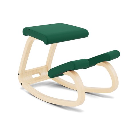 Varier Furniture Variable - Green Polyester - Natural base