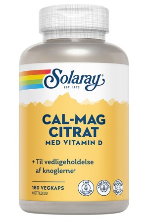 Solaray Cal-Mag med D-vitamin 180 kaps., Helse & Madvarer, Vitaminer, D-vitamin