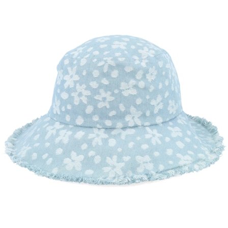 Seeberger - Modrá bucket Klobouk - Jeans Blue Bucket @ Hatstore