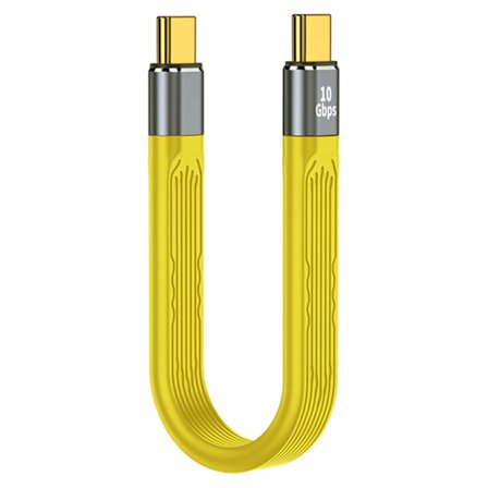 Kort USB Typ C till USB C USB A-kabel PD 100W USB C Snabbladdningskabel för telefon