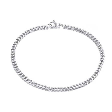 Pansar Link Armbåndskjede armbånd sølv 3,5 mm