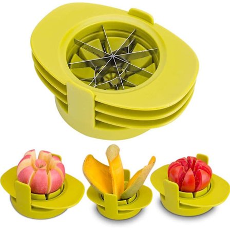 4-in-1 Hedelmäomena Mango Kuorija Splitter Ydin Poistaja Päärynä Ydin Leikkuri Tomaattileikkuri