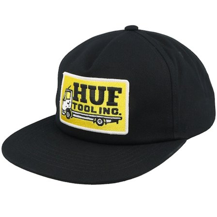 HUF - Black - snapback - Cap - Tool Co Black Snapback - Hatstore