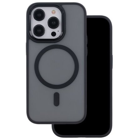 Frostet MagSafe-cover til iPhone 17 Air – Sort