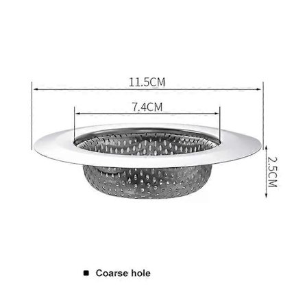 Diskho Avloppssil Bassäng Avloppspropp Rostfritt Stål Diskbänk Avfallsplugg Filter Anti-igensättnings Golvbrunn Kökstillbehör