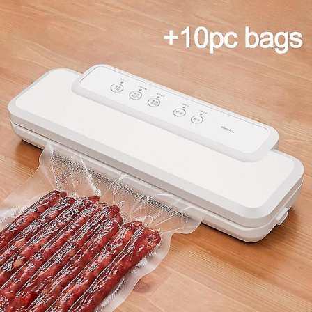 Automatisk Vakuumforsegler med 10 stk. Poser Matlagringspack