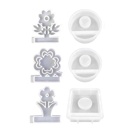 Silikonimuotti kynttilänjalustalle, silikonimuotit valumuotit, kevätesikot silikonivalumuotti, kynttilänjalka