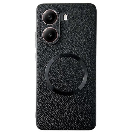 Xiaomi Poco X7 Pro 5G -kotelo, yhteensopiva MagSafe-laitteen kanssa, PU-nahka + TPU-puhelimen takakansi