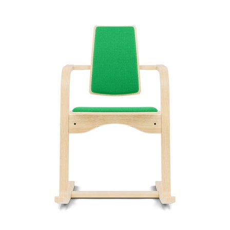 Varier Furniture Actulum - Green Wool - Natural base