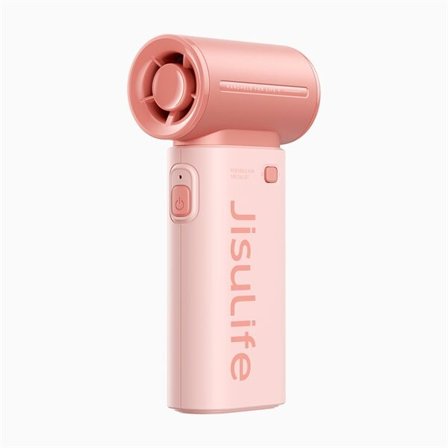 Jisulife handhållen fläkt Life9 5000mAh bärbar minifläkt USB-fläkt - rosa