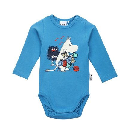 Mumi Dekoratorer bodysuit blå