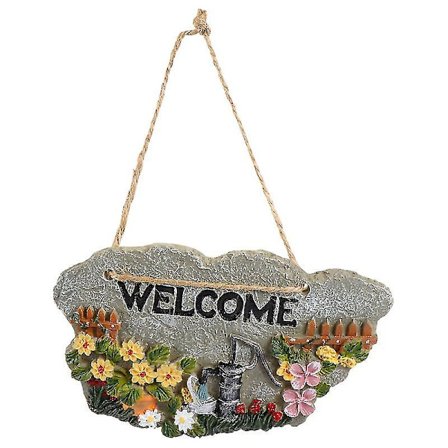 Kreativ Velkommen Dørskilt Hængende Dørplade Dekorativ Hængende Pynt