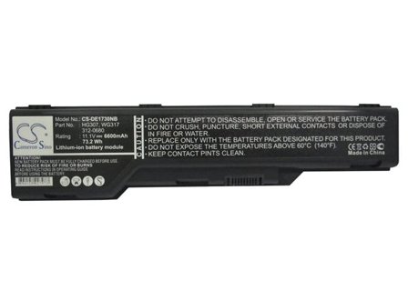 Batteri til bærbar PC for DELL XPS M1730