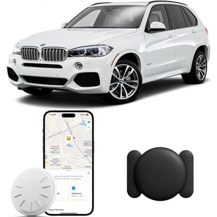 Uusin malli 2025 auton GPS-paikannuslaite, 1 kpl reaaliaikainen GPS-seurantalaite autoon, toimii Etsi-sovelluksen kanssa (vain iOS), piilotettu mini-