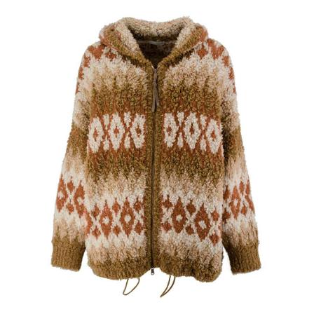 Brunello Cucinelli Faux Fur ; Shearling Jakke Brun, Dame