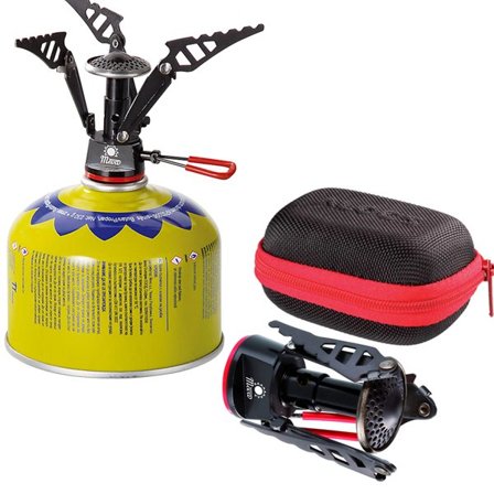 Det lättaste turistköket för gaspatroner (ventil eller gänga) SPARK 80gram 2,6kW