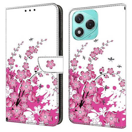 Honor 400 Lite 5G -kotelo PU-nahkalompakko puhelinkotelo jalustalla