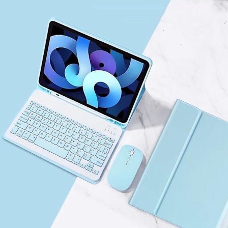 Ipad Trådløst Tastatur Blacklight Case Cover Med Mus Blyant Holder Til Ipad Pro 11 Tommer