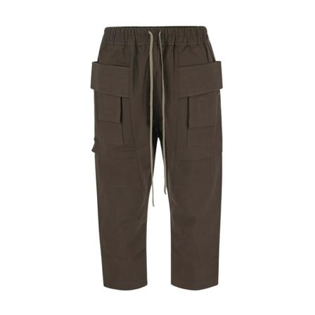 Rick Owens, Straight Trousers Bruin, Heren, Maat:M