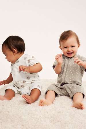 Kappahl | Piżama z krótkimi rękawami, 2-pak | Offwhite