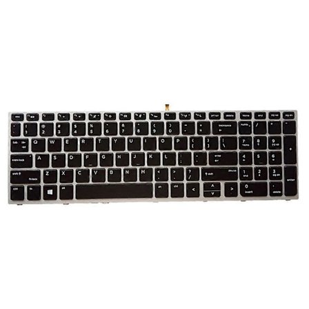 Laptop Tastatur med baggrundsbelysning + Ramme til HP Probook 450 G5 455 G5 470 G5 Tastaturer