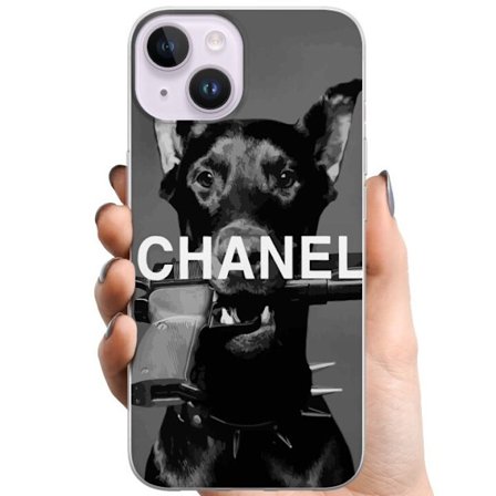 Kompatibel Mobilcover til Apple Apple iPhone 15 Hund Pistol