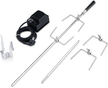 Austin and Barbeque-AABQ Rotisserie-Rotisserisett til Austin and Barbeque-griller-Barbecue-Grillutstyr