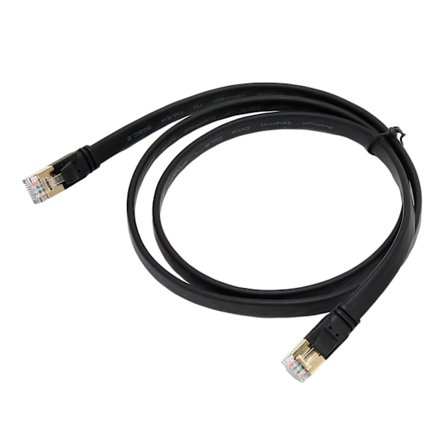 Cat8 Ethernet Kabel 1M 40Gbps 2000MHz Højhastigheds Internetkabel til PC PS5 PS4 PS3