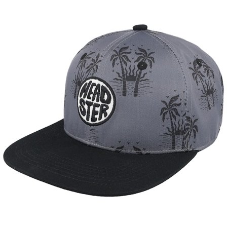 Headster - Grey snapback Czapka Z Daszkiem - Kids Endless Summer Charcoal Snapback @ Hatstore