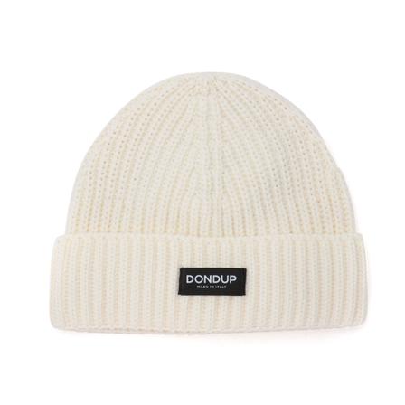 Dondup, Beanie Wit, Heren, Maat:ONE Size,wol
