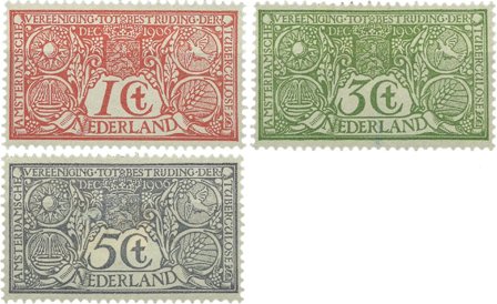 Holland 1906 - NVPH 84-86 - Postfrisk