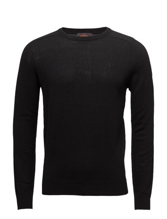 Morris Merino Oneck - Black - XS